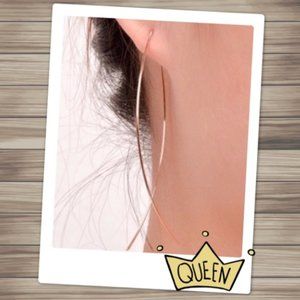 Gold Fish Hoop Earrings